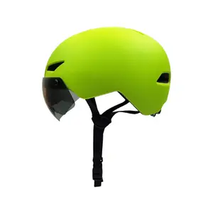 خوذة للدراجة بشهادة CE EN 1078 رياضتان مع عدسات خوذة للدراجة حماية للرأس للشباب البالغين خوذة ركوب الدراجة
