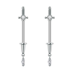 Anillo de Pezón de Acero Inoxidable 316L con Ópalo en Forma de Lágrima, Joyería de Piercing con Circonita para Mujer, para Boda o Compromiso, Marca Gaby - Product Image 4