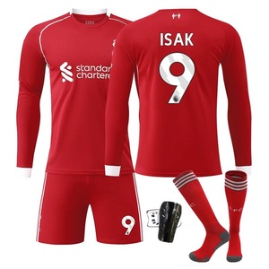 Conjunto de Camiseta de Fútbol de Manga Larga para Niños, Unisex, Invierno 25-26, Local, 7 Wirtz, 9 <span class=keywords><strong>Isaac</strong></span>, 11 - Product Image 2