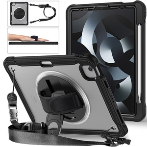 360มือจับแบบหมุนได้เคสทนทานสำหรับ iPad Pro <span class=keywords><strong>11</strong></span>นิ้ว iPad Air 4 iPad Air 5 10.9นิ้ว AIR <span class=keywords><strong>11</strong></span>เคสสายคล้องไหล่อเนกประสงค์ - Product Image 1