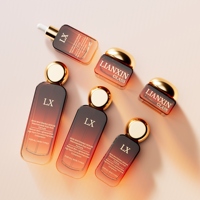 Flacon Pompe en Verre de 30ml 50ml 100ml Carré pour Lotion, Crème et Sérum Soin de la Peau, Ensemble de Bouteilles et Pots Cosmétiques de Luxe 30g 50g