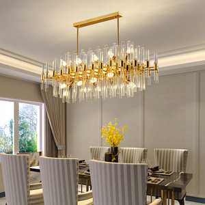 Illuminazione di lusso minimalista italiana moderna della <span class=keywords><strong>sala</strong></span> da pranzo di fascia alta del <span class=keywords><strong>lampadario</strong></span> di cristallo luci a sospensione per <span class=keywords><strong>sala</strong></span> da soggiorno - Product Image 3