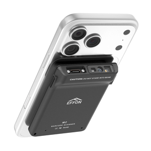 เครื่องสแกนบาร์โค้ดไร้สาย Effon M2 E3P บลูทูธ 2 มิติ สำหรับสมาร์ทโฟน IOS Android สำหรับคลังสินค้า ระยะ<span class=keywords><strong>กลาง</strong></span> - Product Image 1
