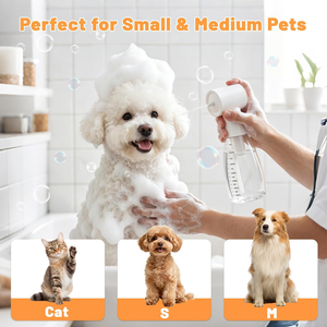 Souffleur de mousse électrique pour chien 650 ml rechargeable, faible bruit, shampoineur automatique pour animaux, mousse riche et dense pour chiens et chats de <span class=keywords><strong>petite</strong></span> et moyenne taille EasyOEM - Product Image 3