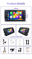 Autoradio Android CARUPEZ 7 pouces pour Mercedes Benz SMART 2005-2010 |   DSP GPS |   Unité de navigation à écran tactile de style OEM