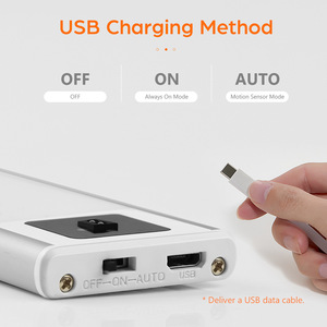USB ricaricabile moderna armadio da cucina a <span class=keywords><strong>LED</strong></span> luce notturna portatile striscia di luce portatile - Product Image 4
