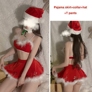 Fabbrica <span class=keywords><strong>buon</strong></span> <span class=keywords><strong>natale</strong></span> coniglietto gioco di ruolo in velluto ragazza abito da ragazza Babbo <span class=keywords><strong>Natale</strong></span> Costume per adulti - Product Image 5