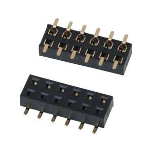 Connecteur femelle SMD à pas de 2,0 mm H=2,2, broches dorées avec goupille/boîtier – Meilleures ventes - Product Image 2