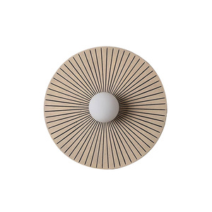 Lámpara de Pared de Madera de Estilo Wabi-Sabi, Decorativa, de Madera <span class=keywords><strong>Original</strong></span> Japonesa, Redonda, para Escalera, Diseño Antiguo - Product Image 4