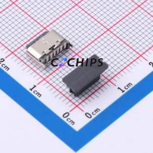 TYPEC-251Y-ARP6L50 USB Connector SMD Connector ( Connector Type: Type-C )( Gender: Female )( Mounting Type: Vertical Mount ) - Product Image 2