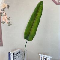 YL Simulation Feuilles de bananier, de tournesol et de tortue, Plantes artificielles pour la forêt tropicale, les mariages et l'aménagement paysager
