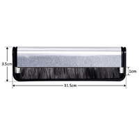 Instruments de musique Nettoyeur de disques vinyles Brosse antistatique en fibre de carbone Accessoires d'équipement pour tourne-disques DJ