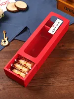 Boîtes d'emballage personnalisées de haute qualité pour macarons, boîtes à biscuits biodégradables, boîtes en papier avec fenêtre