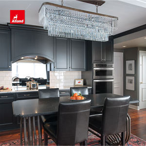 Mobile <span class=keywords><strong>da</strong></span> <span class=keywords><strong>Cucina</strong></span> Moderno Allandcabinet con Ante a Scomparsa, Laccato Nero Carbone, con Lavello in Acciaio Inossidabile - Product Image 3