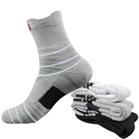 Chaussettes en tricot d'automne absorbantes et respirantes avec broderie, design personnalisé, logo imprimé, bordure et bas du chaussette, impression numérique pour jeunes