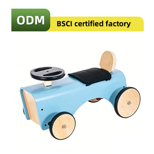 Jouets en bois pour enfants, tracteur à roulettes, vélo d'équilibre pour bébés de <span class=keywords><strong>12</strong></span> <span class=keywords><strong>mois</strong></span> et plus, vente en gros directe d'usine, conforme aux normes CE EN71 ASTM CPC - Product Image 4