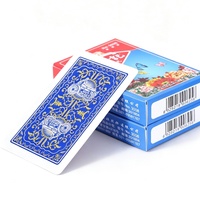 Cartes de poker YAOJI Modèle 3008 Premium en papier bleu durable anti-regard indiscret, écologiques et portables, 10 jeux/boîte pour la famille et les activités de plein air