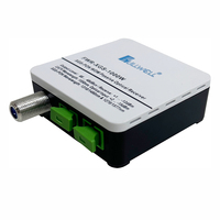 Mini Nodo CATV Pasivo Fullwell de 1550nm, el Más Vendido, con WDM FWR-XGS-1000W, Compatible con 10G XGS-PON 1270/1577 + 1310/1490nm a ONU