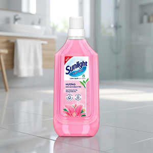 Sunlight Floor Cleaner Lily White Tea Scent Liquid Floor Cleaning <b>Detergent</b> 1 Kg Eco Friendly for Daily Flooring Care - Product Image 3