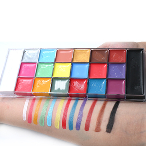 Peinture pour le visage et le corps à base d'huile, 20 couleurs non toxiques, style moderne, pour enfants, maquillage facial pour festivals, fournitures de peinture sur visage - Product Image 1