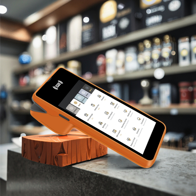 OEM ODM 5.45Inch 2+32GB MT8766V Retail Handheld Payment Terminal Android 11 POS Device with 58mm Printer & Camera