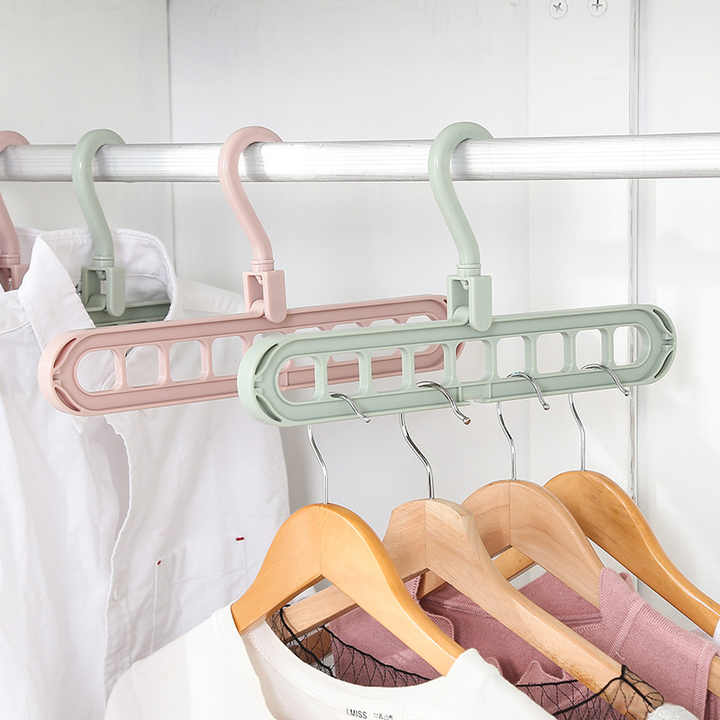 Laundry Magic Clothes Hanger With 9 Holes Balcony Window Sill Clothes  Hanger Foldable Plastic Hangers - Buy Product on Alibaba.com