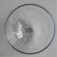 Cubiertas de cámara de domo óptico de 3 pulgadas y 85mm, cámaras de seguridad CCTV, cubiertas de acrílico transparente para PC, cubierta protectora a prueba de polvo