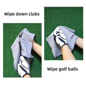 Toalla de Golf de Microfibra Tejida de Nuevo Estilo, Ecológica, de Secado Rápido, con Ojales, Personalizada con Logotipo, Marca <span class=keywords><strong>Lenna</strong></span>, para Uso Deportivo - Product Image 4
