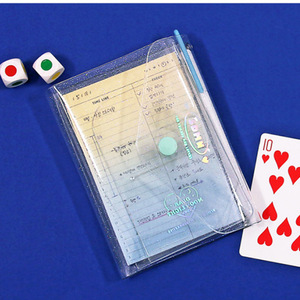 Japanese and Korean minimalist passport holder, travel document cover, colorful transparent passport <b>clip</b>, ticket holder - Product Image 2