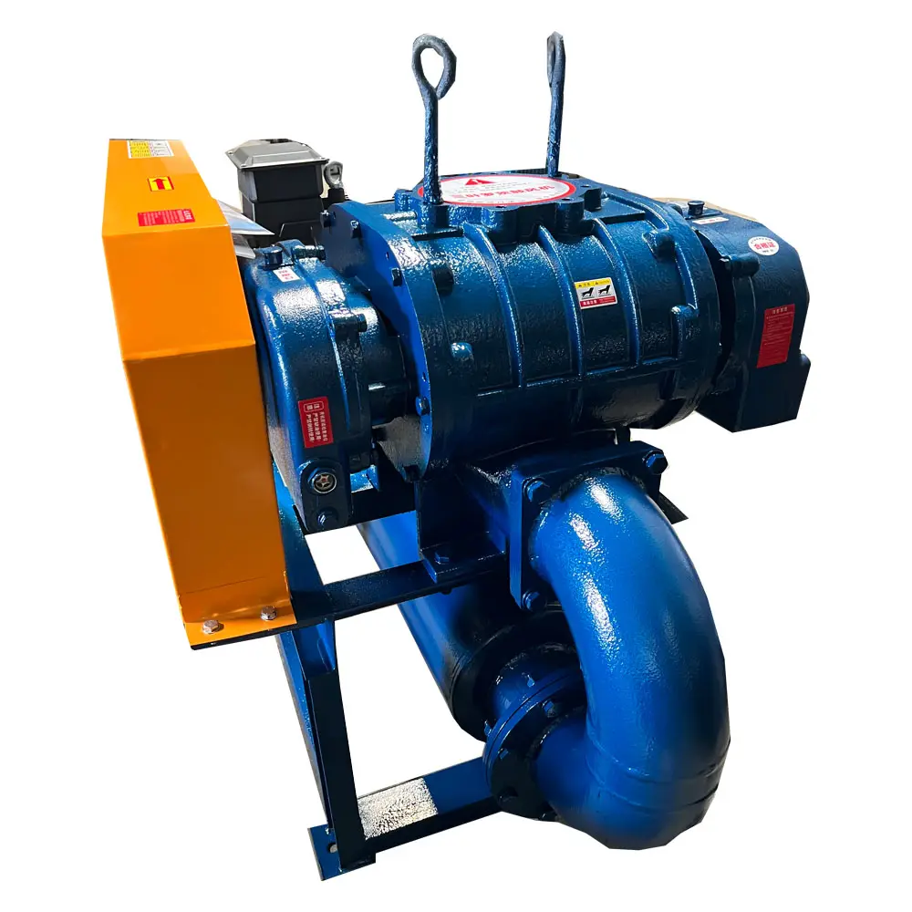 Yên tĩnh và đáng tin cậy khí điều áp ứng dụng chân không rễ Blower Marine unloader rễ Blower