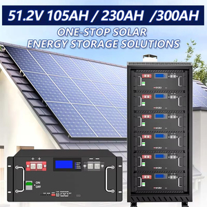 6000 Cycles Energy Lithium Lifepo4 <b>Battery</b> Pack for Home Solar <b>Battery</b> Storage <b>48V</b> 51.2V 230Ah Lithium Ion <b>Battery</b> Solar - Product Image 2
