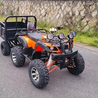 Quad agricole tout-terrain 6 roues 250cc à boîte manuelle pour le transport de thé et de fruits en ferme