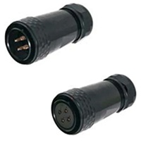 Connecteur de câble d'alimentation LED étanche IP67 SA28 - Contact en laiton, boîtier PC, 2/3/4/5 broches, prise mâle et femelle pour aviation et automobile