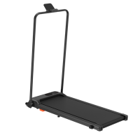 Tapis de course électrique silencieux à profil bas, pliable avec accoudoirs, pour usage résidentiel, équipement de fitness compact