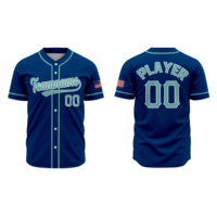 Équipes sportives Adultes et enfants Sublimation personnalisé Baseball Jersey avec logo personnalisé et nom personnalisé