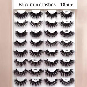 Classique russe bande cils moelleux naturel Faux vison cils synthétique 3D luxe Faux vison cils en gros - Product Image 3
