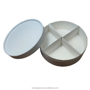 Cajas de embalaje de joyería redondas y rígidas de lujo, embalaje de papel redondo para joyería, comida, té, vino, regalos, caja de embalaje para pasteles - Product Image 4