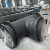 Tuyau en polyuréthane ultra résistant à l'usure doublé d'acier avec caoutchouc anti-corrosion et revêtement en PTFE pour systèmes de transport industriel