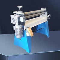 Mini machine à rouler les tôles électrique personnalisée Pliage des tôles Tuyau acier inoxydable fer aluminium 3 rouleaux
