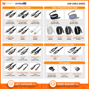 Uniean สายชาร์จเร็ว60W, สาย USB Type C สายไนล่อนถักสายชาร์จความเร็วสูงใช้ได้กับโทรศัพท์แอนดรอยด์แล็ปท็อป - Product Image 3