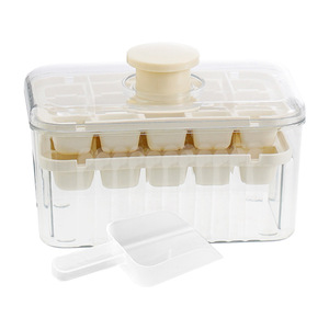 Arnoxin Ice Cube Mold Press Type Food Grade Plastic Tray For Home Use Making Ice Cubes - Product Image 2