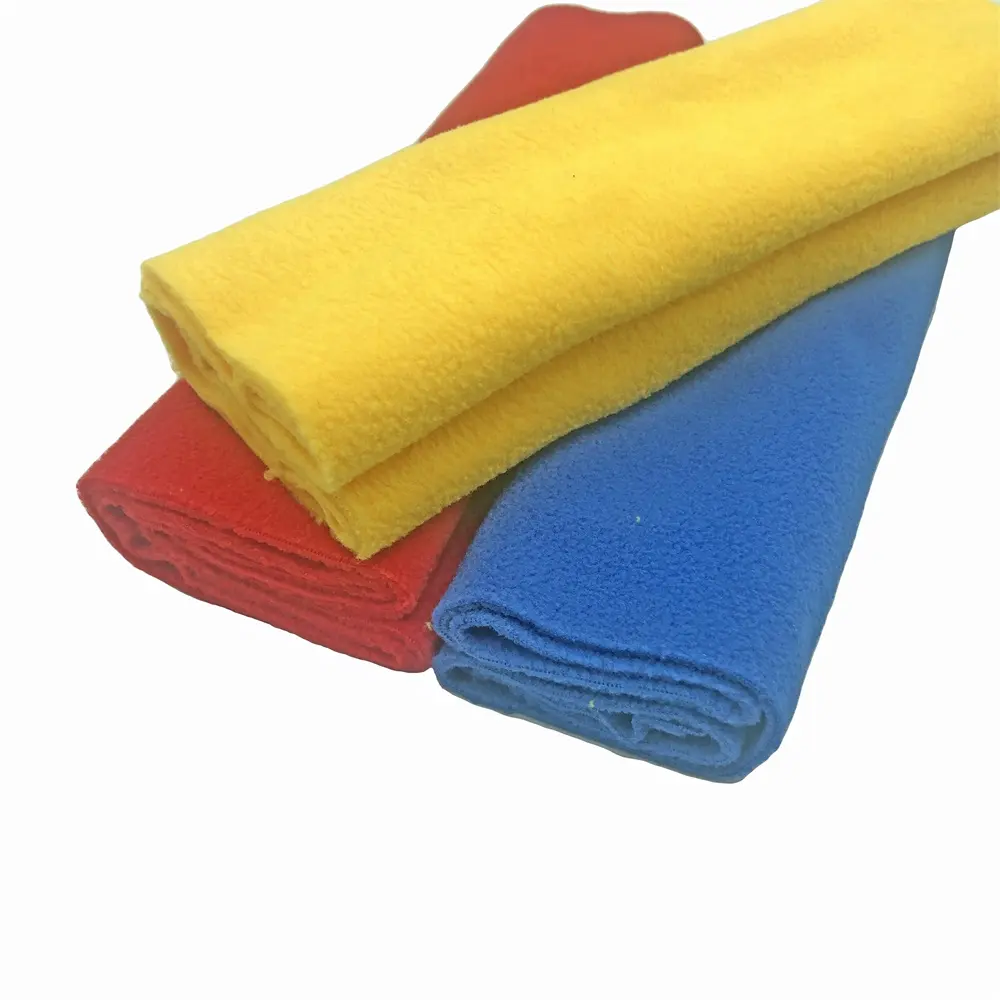 Factory price waterproof Anti Pill Super Soft 100% Polyester Brushed Polar Baby Fleece Fabric Garment Material