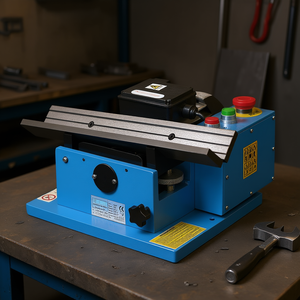 Fervi Bench <b>Chamfering</b> Machine 150mm Workpiece Capacity Precision Metal Edge Beveling <b>Tool</b> - Product Image 3