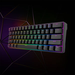 Prix le moins cher 61 pour cent <span class=keywords><strong>clavier</strong></span> mécanique jeu joueurs professionnels noir <span class=keywords><strong>silencieux</strong></span> clics <span class=keywords><strong>clavier</strong></span> <span class=keywords><strong>gamer</strong></span> mécanique - Product Image 1