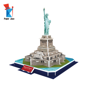 <span class=keywords><strong>Puzzle</strong></span> <span class=keywords><strong>3D</strong></span> en papier Paper Jazz - Créez votre propre <span class=keywords><strong>Statue</strong></span> de la Liberté - Jouet éducatif DIY pour les enfants de 5 ans et plus - Moins de 50 pièces - Product Image 5