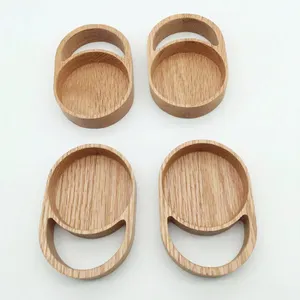 El fabricante suministra directamente productos de madera de cebra Sabli de bambú, nuez, cerezo, Arce, para varias tapas de botellas y tapas de tazas