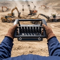 Pièces complètes de télécommande hydraulique universelle à large plage de tension 12-24V pour la rétrofit non destructive de tous les véhicules d'ingénierie