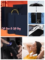 Ensemble cadeau bien-être d'entreprise 3 pièces : masseur de cou, bouteille isotherme et batterie externe, cadeau technologique personnalisé avec logo pour les employés de bureau