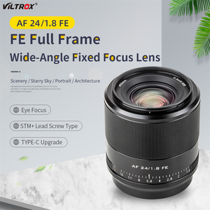 Vident trox — objectif de Portrait AF avec mise au point fixe, cadre complet, grand Angle, pour appareils photo E Mount A7M3, A7R3, A7C, A7R4, A9, A7 III, 24mm F1.8 - Product Image 5