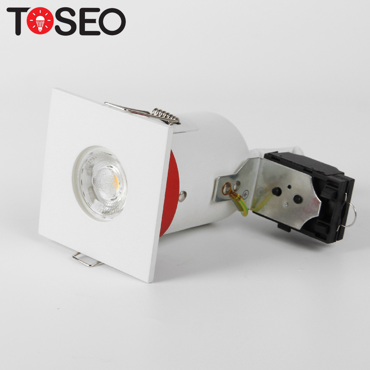 Ceiling Gu10 Fixed And Fire Rated Led Recessed Downlight Pure Aluminium Led Spotlight